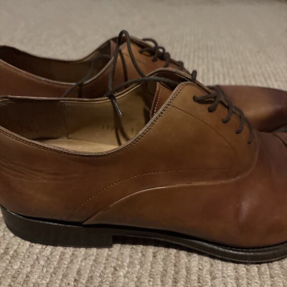 Magnanni Saffron Lace-Up Oxford Cuero Brown Leather Shoes 11M Made in Spain main image 10